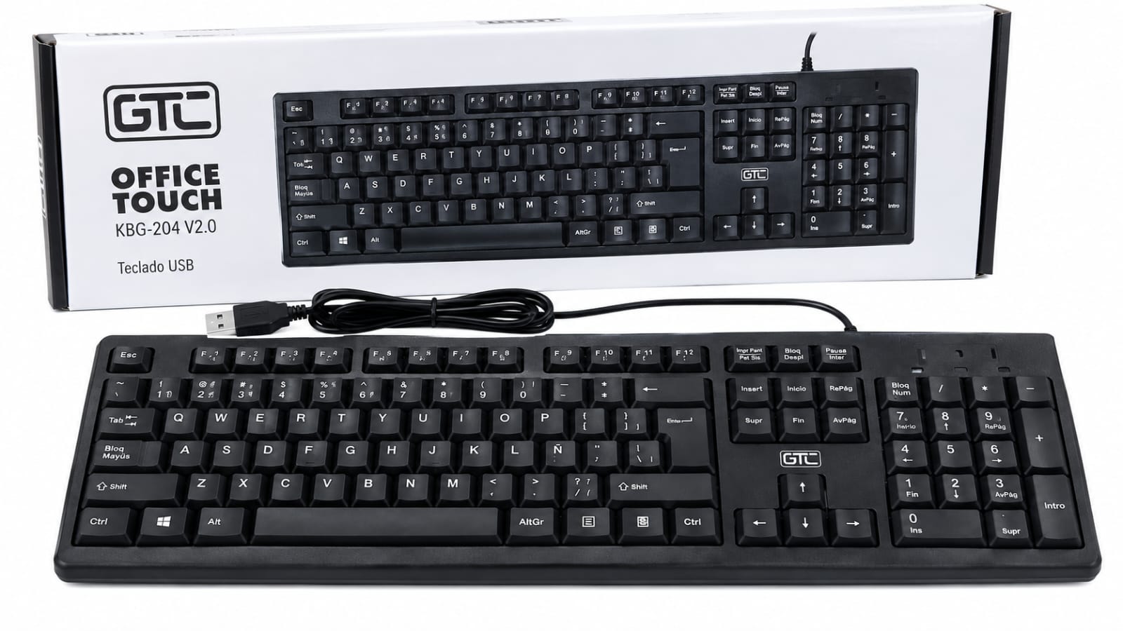 TECLADO USB GTC KBG-204