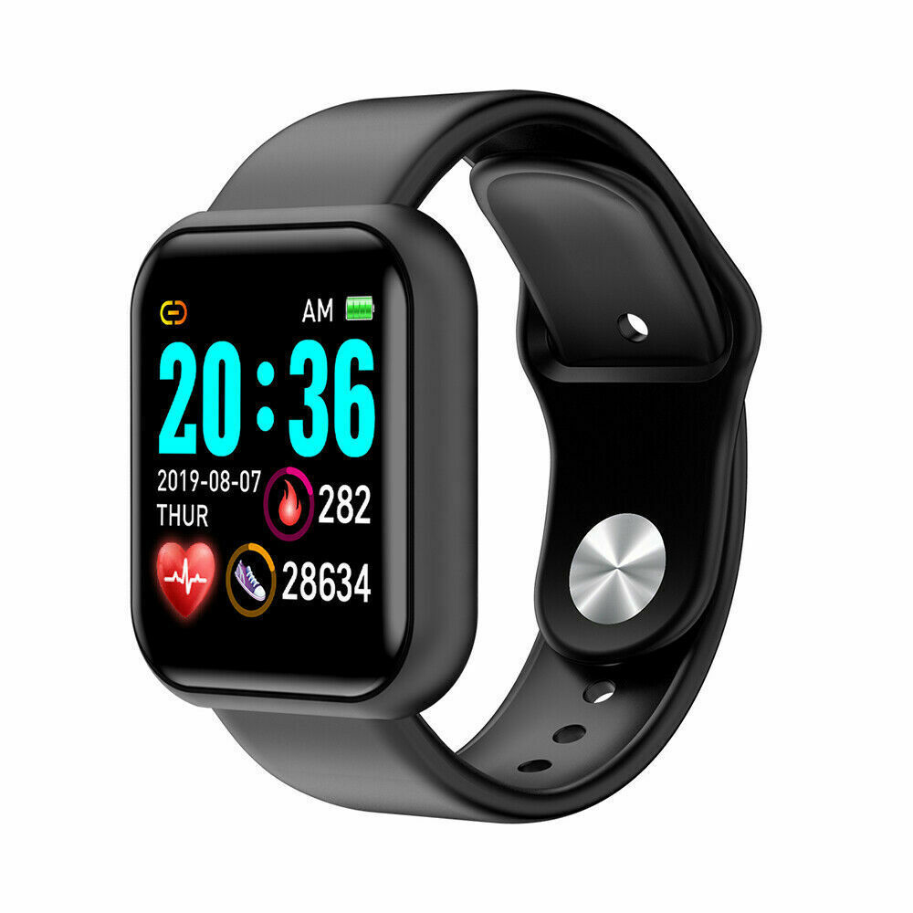 SMARTWATCH CUADRADO D20 NEGRO - Next Cell