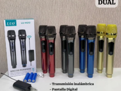 Micrófono Doble LUO LU-M212 Inalambrico