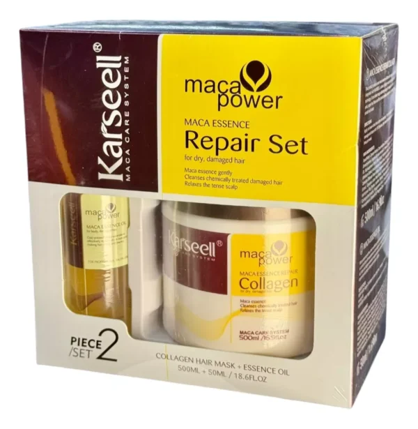 Kit Crema Capilar Karseell, Colágeno + Aceite De Argán Original