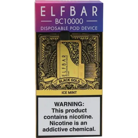 Pod Descartable Elfbar BC10000 Black Gold - Image 2