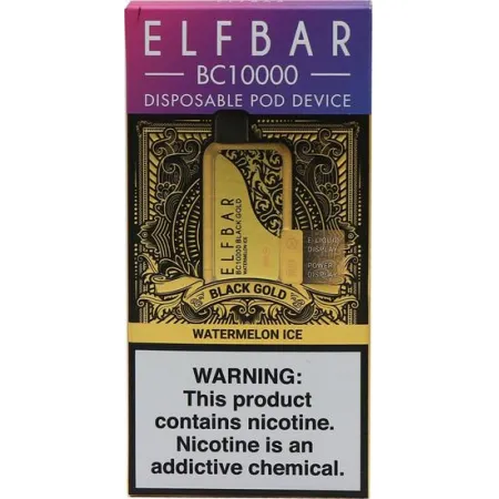 Pod Descartable Elfbar BC10000 Black Gold - Image 3