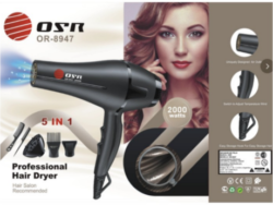 Secador de Pelo OSR OR-8947 5 en 1 2000 WATTS