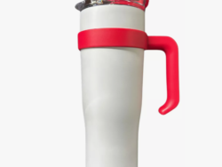 Vaso Termico Simil Stnley 1.2l Acero Manija Sorbete Antiderrame con Logo