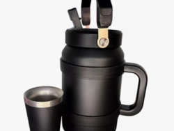 Termo Para Mate/Tereré 1.5L + Vaso + Bombilla De Acero Simil Stnley con Logo