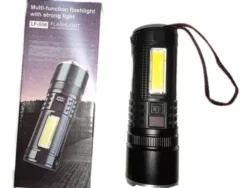 Linterna LF-S56 Táctica Zoom Potente Recargable Negra / Lambo Tech