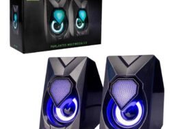 Parlante NOGA PC Multimedia 2.0 LEDS NG-502P