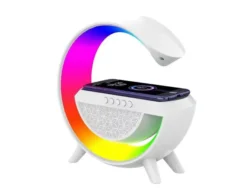 Cargador Inalambrico Celular Con Parlante Y Luz Led Bt2301