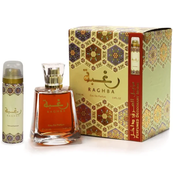 Perfume Lattafa Raghba for Women EDP 100ML + Perfume Spay - Image 3