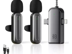 Micrófono Inalámbrico LUO LU-B23 Iphone, Auxiliar y Tipo C