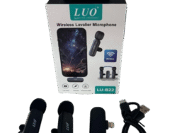 Doble Micrófono Solapero Inalámbrico para IPhone LUO Lu-B22