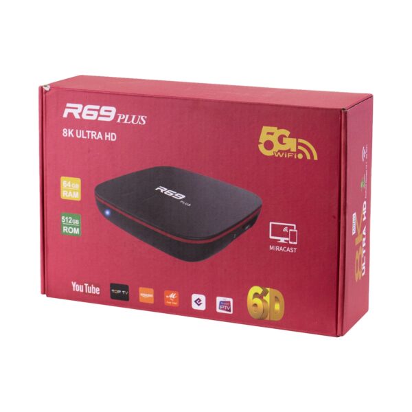 TV BOX R69 Plus 8K 512GB 64GB RAM
