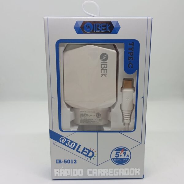 Cargador Ibek Tipo C 5.1a 3.0 IB-5012 - Image 3
