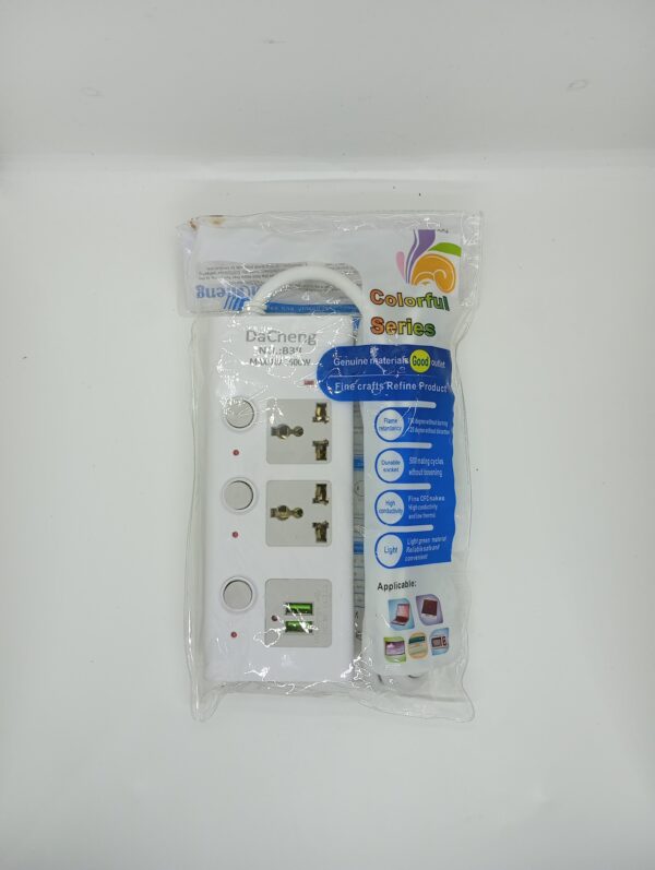 Alargue con 2USB Dacheng NO.B38 - Image 2
