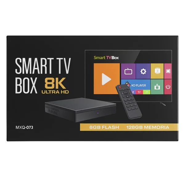 TV BOX Smart TV 8K ULTRA HD MQX-073 128gb 8 ram