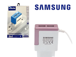 Cargador Samsung 5.1A Tipo C 2USB Sm-620