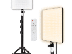 Luz LED Para Cámara con Control &Tripode 2mt LU-240 STREAM