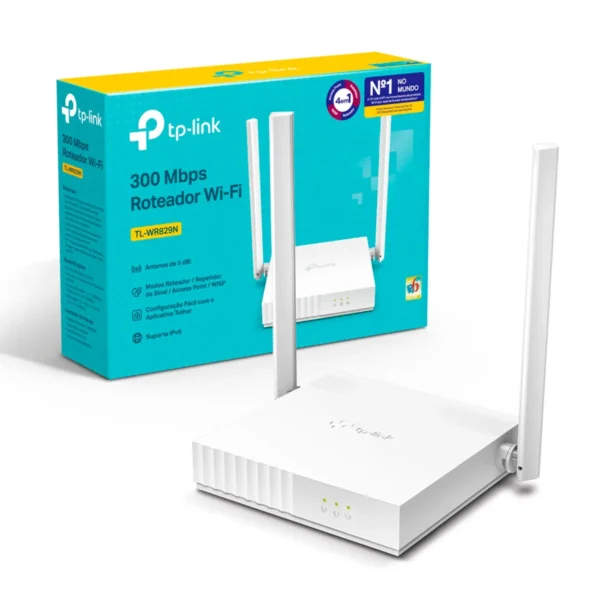 Router TP-Link Wireless TL-WR829N Multimodo 300 Mbps 2 Antenas
