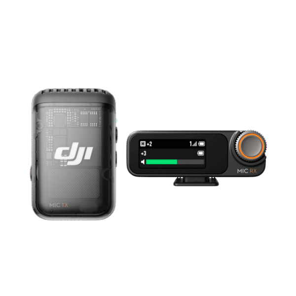 Dji Mic 2 Kit 1 Trasmisor Y 1 Receptor Color Gris Oscuro