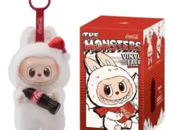 Peluche Llavero Labubu The Monsters Coca Cola en Caja Sorpresa