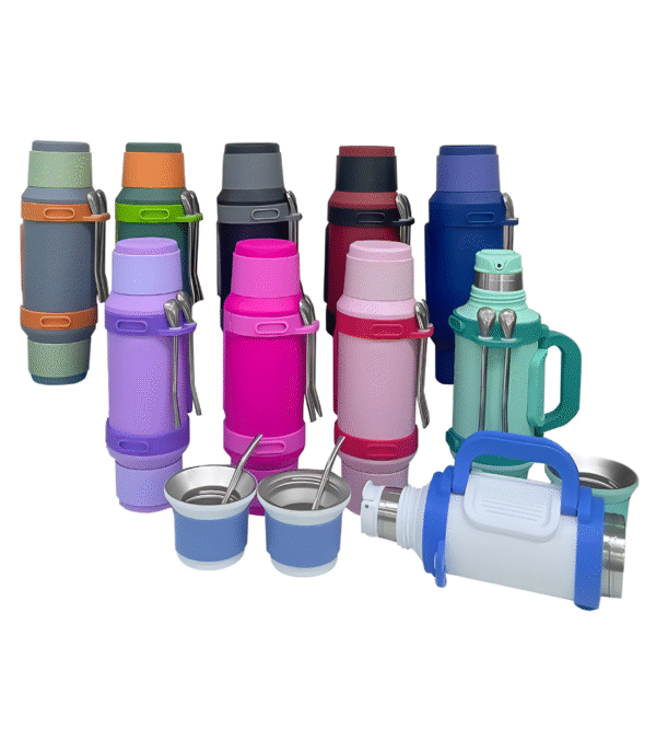 Kit Matero de Termo 1Lt con 2 Mates de 220ml Luo - Image 2