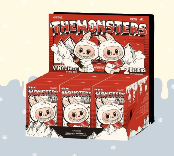 Peluche Llavero Labubu The Monsters Coca Cola en Caja Sorpresa - Image 3