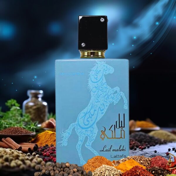 Perfume Lattafa Lail Maleki Moroccan Blue 100ML EDP - Image 3