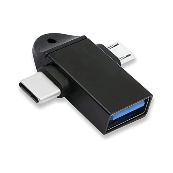 Adaptador OTG 3 en 1