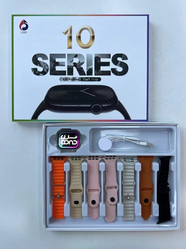 Reloj Smart S30 Promax Series 10 7 en 1 Mallas - Image 2