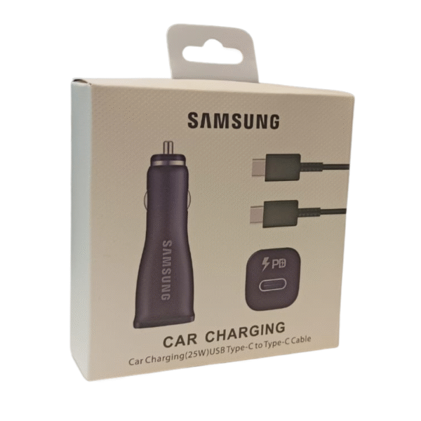 Cargador Auto Pd 25w Para Samsung Con Cable Type C A Type C