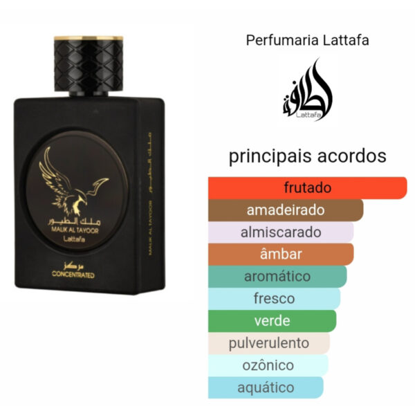 Perfume Lattafa Malik Al Tayoor Concentrated Eau de Parfum 100ml - Image 3