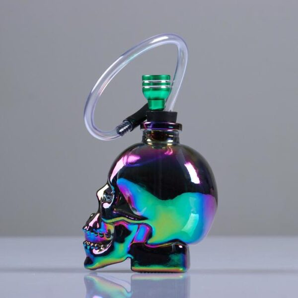 Bong para fumar Calavera de Vidrio Altura 15 cm - Image 2