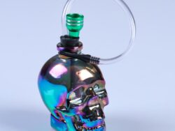 Bong para fumar Calavera de Vidrio Altura 15 cm