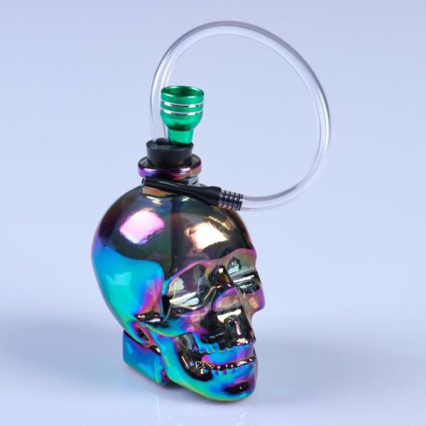 Bong para fumar Calavera de Vidrio Altura 15 cm