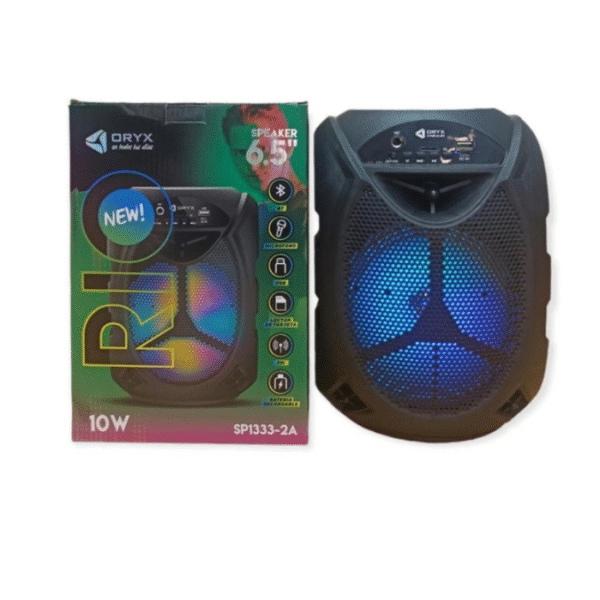 Parlante Bluetooth Con Micrófono Oryx 1333 Pro Rio 6.5"