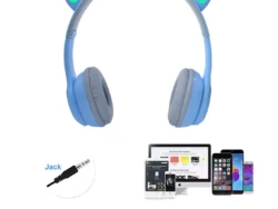 Auricular Inalámbrico Suono Cat Ear P47m Orejas Gato Bluetooth