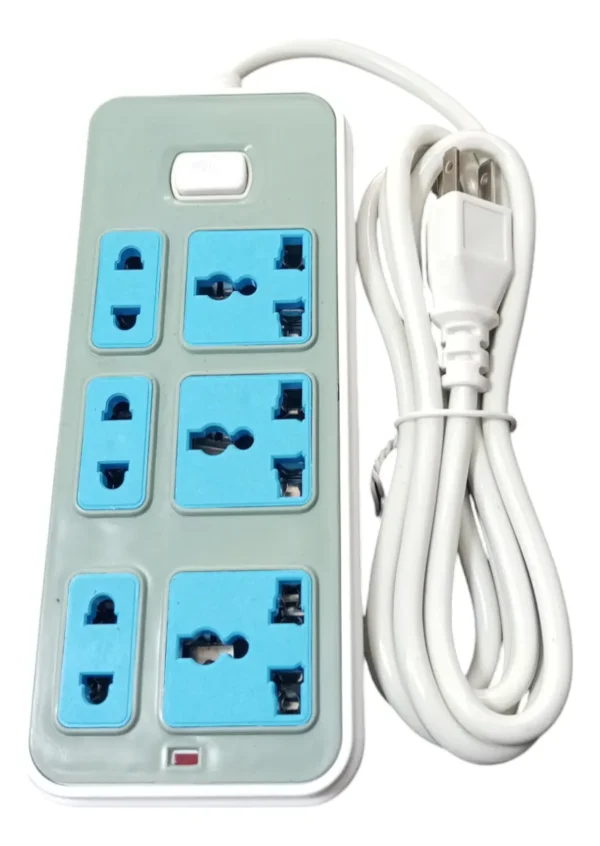 Zapatilla Multitoma Internacional De 6 Enchufes Bolsa - Image 2