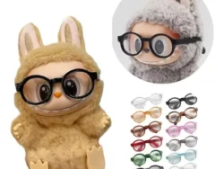 Labubu Muñeca Llavero Peluche C/ropa Argentina Messi 10 y Anteojos