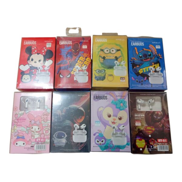 Auricular Bluetooth Con Funda de Personajes KT-01 - Image 2