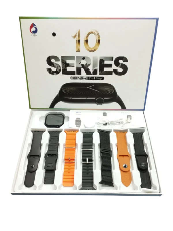 Reloj Smart S30 Promax Series 10 7 en 1 Mallas