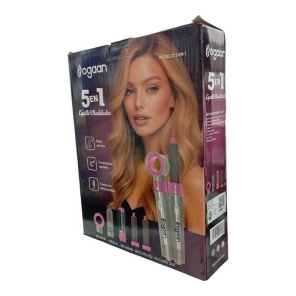 Kit Moldeador 5 En 1 Secador De Pelo Cepillo Modelador Ogaan - Image 2
