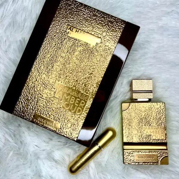 Perfume Amber Oud Gold 999.9 Dubai Edition 75ml Extrait de Parfum - Image 2