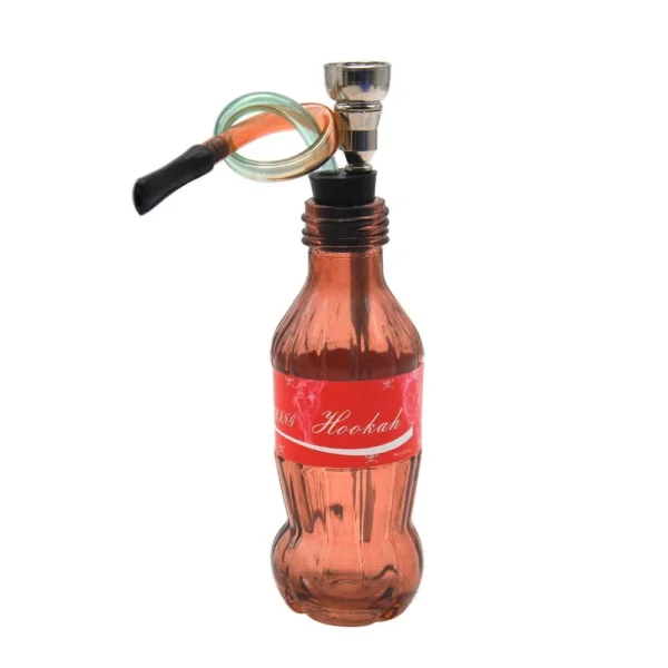 Mini botella de vidrio fumar Coca Cola