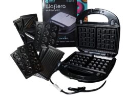 Maquina 5 En 1 Waflera Sandwichera Donas Cookies Grill Oryx Or-Wm01