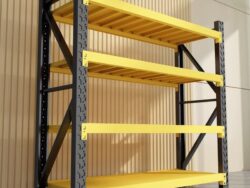 RACK Estantes de Almacenamiento 4 Repisas 150cm x 60cm x 200cm Hasta 400kg