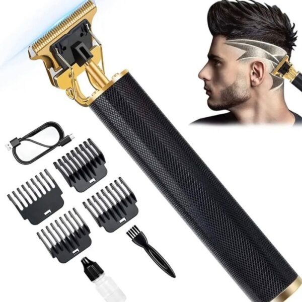 Cortadora de Pelo y Barba Patillera Negra T9 Pro - Image 2