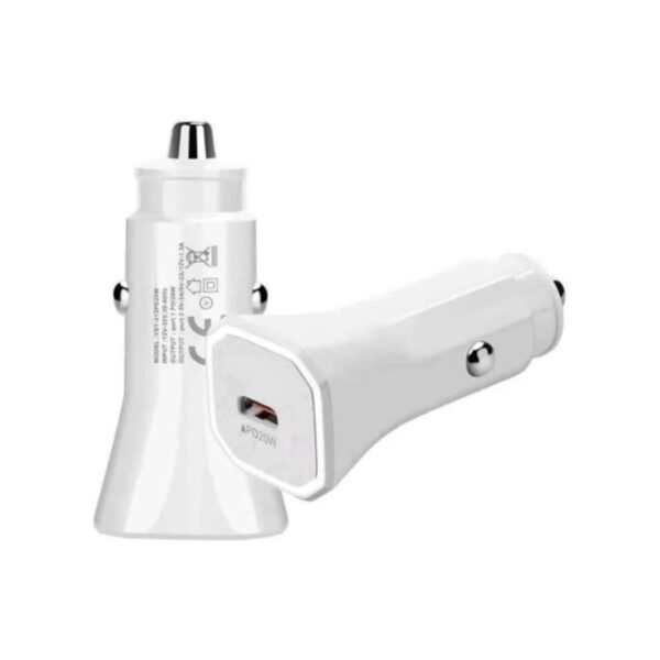 Adaptador Cargado Auto a Tipo C Simil Iphone 13 Pro Max 20w - Image 2