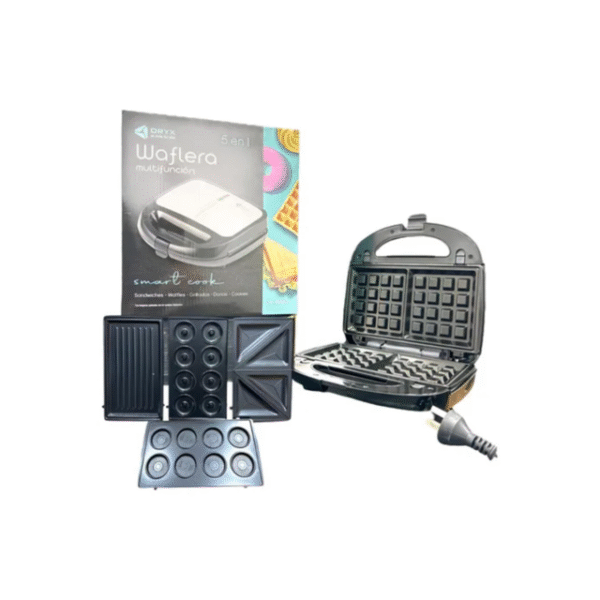 Maquina 5 En 1 Waflera Sandwichera Donas Cookies Grill Oryx Or-Wm01 - Image 2