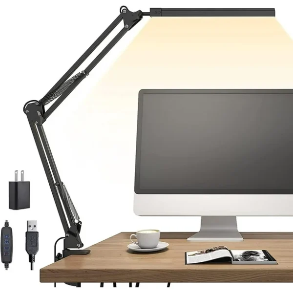 Lampara Para Escritorio Luz Flexible LUO 70cm LU-582 - Image 2