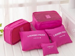 Kit organizador de equipaje de viaje de 6 piezas NO:2251